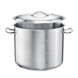 TOM-GAST Stainless Steel High Pot with Lid 14 L Ø 280 mm TOM-GAST Stainless Steel High Pot with Lid 14 L Ø 280 mm