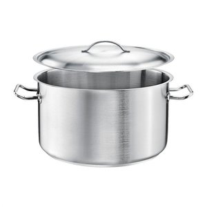 TOM-GAST Stainless Steel Medium Pot with Lid 14 L Ø 320 mm TOM-GAST Stainless Steel Medium Pot with Lid 14 L Ø 320 mm