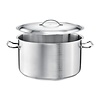 TOM-GAST Stainless Steel Medium Pot with Lid 23 L Ø 360 mm