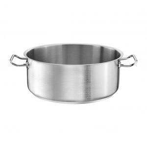 TOM-GAST Garnek niski 20 L Ø 400 mm ze stali nierdzewnej TOM-GAST Garnek niski 20 L Ø 400 mm ze stali nierdzewnej
