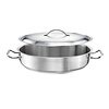 TOM-GAST Stainless Steel Low Pot with Lid 22 L Ø 480 mm TOM-GAST Stainless Steel Low Pot with Lid 22 L Ø 480 mm