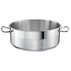 TOM-GAST Garnek niski 10 L Ø 320 mm ze stali nierdzewnej TOM-GAST Garnek niski 10 L Ø 320 mm ze stali nierdzewnej