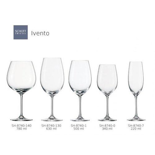 SCHOTT ZWIESEL Bordeaux Wine Glass 630 ml Ivento SCHOTT ZWIESEL Bordeaux Wine Glass 630 ml Ivento