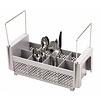 Cambro Gray Dishwasher Basket for Cutlery 8 compartments / 500 x 500 x 111 mm