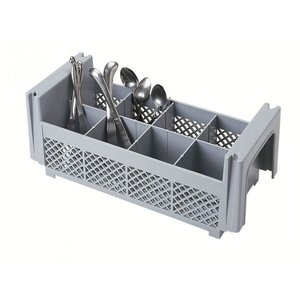 Cambro Gray Dishwasher Basket for Cutlery 8 compartments / 500 x 500 x 111 mm Cambro Gray Dishwasher Basket for Cutlery 8 compartments / 500 x 500 x 111 mm