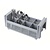 Cambro Gray Dishwasher Basket for Cutlery 8 compartments / 500 x 500 x 111 mm