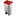 TOM-GAST Lid for a bin DE-23400, red