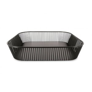 REVOL Black wire basket, black metal color Wire Basket, Square line REVOL REVOL Black wire basket, black metal color Wire Basket, Square line REVOL