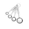 Bareq Stainless Steel Measuring Spoon Set, 1,25; 2,5; 5 and 15 ml