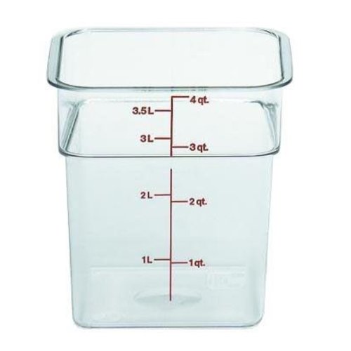 Cambro Pojemnik na żywność z poliwęglanu, 3,8 L z miarką Cambro Pojemnik na żywność z poliwęglanu, 3,8 L z miarką