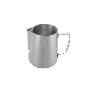 TOM-GAST Stainless Steel Milk Jug, 600 ml with Measuring Cup