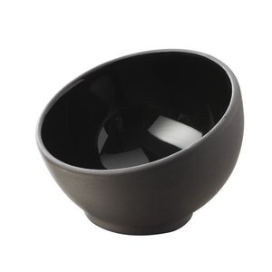 REVOL Mise en bouche bowl, dia. 7.5 cm h. 5.3 cm, glossy black color Solid Mise En Bouche Bowl line REVOL REVOL Mise en bouche bowl, dia. 7.5 cm h. 5.3 cm, glossy black color Solid Mise En Bouche Bowl line REVOL