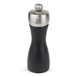 PEUGEOT Wooden Salt Mill 150 mm, Black Matte PEUGEOT Wooden Salt Mill 150 mm, Black Matte