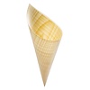 Verlo Wooden cone 14x19.5 cm pack (50 pcs)