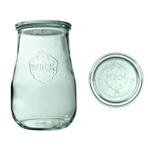 Weck Jar TULIP 2700 ml with lid - pack. 4 szt - WECK Weck Jar TULIP 2700 ml with lid - pack. 4 szt - WECK