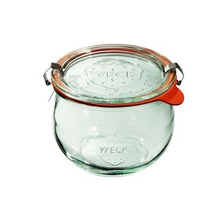 Weck Jar TULIP 580 ml with lid , seal , 2 clamps - pack. 6 pcs Weck Jar TULIP 580 ml with lid , seal , 2 clamps - pack. 6 pcs