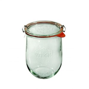 Weck Jar TULIP 1062 ml with lid , seal , 2 clamps - pack. 6 pcs Weck Jar TULIP 1062 ml with lid , seal , 2 clamps - pack. 6 pcs