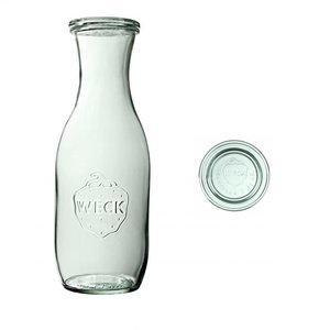 Weck Bottle SAFTFLASCHE 1062 ml with lid - pack. 6 pcs - WECK Weck Bottle SAFTFLASCHE 1062 ml with lid - pack. 6 pcs - WECK