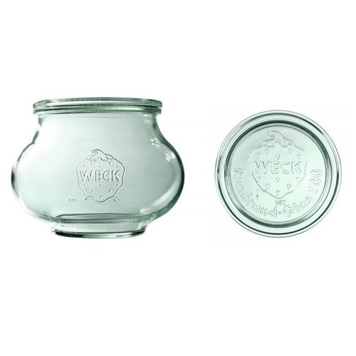 Weck Jar SCHMUCK 1062 ml with lid - pack. 4 pcs - WECK Weck Jar SCHMUCK 1062 ml with lid - pack. 4 pcs - WECK
