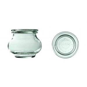 Weck Jar SCHMUCK 220 ml with lid - pack. 12 pcs - WECK Weck Jar SCHMUCK 220 ml with lid - pack. 12 pcs - WECK