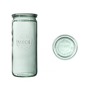 Weck Jar ZYLINDER 1040 ml with lid - pack. 6 pcs - WECK Weck Jar ZYLINDER 1040 ml with lid - pack. 6 pcs - WECK