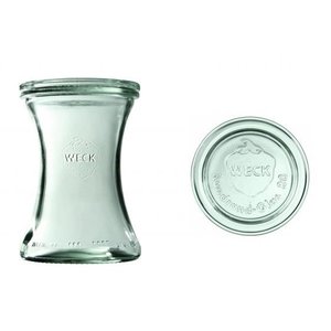 Weck Słoik Glas 370 ml z pokrywą - op. 6 szt Weck Słoik Glas 370 ml z pokrywą - op. 6 szt
