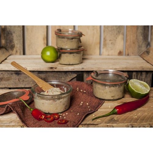 Weck Jar MOLD 300 ml with lid , seal , 2 clamps - pack. 6 pcs