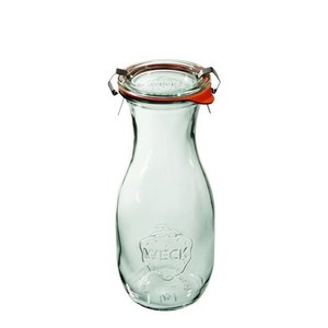 Weck Butelka Saftflasche 530 ml (6 szt) z pokrywą, uszczelką i zapinkami