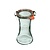 Weck Słoik Glas 200 ml (6 szt) z pokrywą, uszczelką i 2 zapinkami