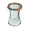 Weck Słoik Glas 370 ml (6 szt) z pokrywą, uszczelką i 2 zapinkami