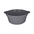 Rak Round cocotte stone, dia. 16 cm Chef's Fusion line PORCELAIN