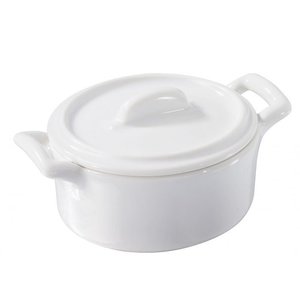 REVOL Belle cuisine blanche garnuszek z pokrywką biały