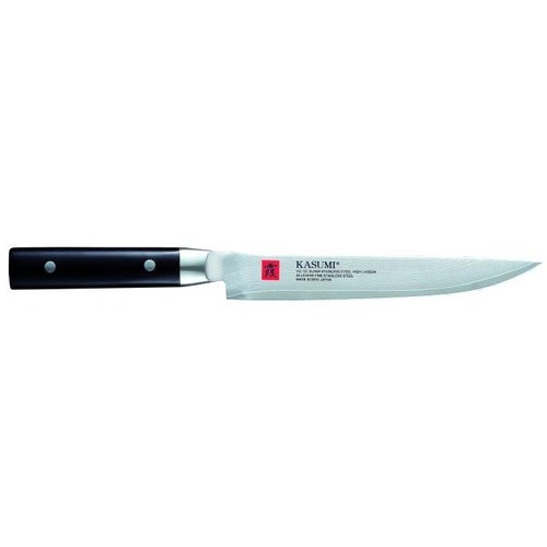 Kasumi Japanese Knife 200 mm, Damascus with Narrow Blade Kasumi Japanese Knife 200 mm, Damascus with Narrow Blade