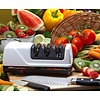 Chef's Choice Electric Knife Grinder, 3 Stage, 75 W with Diamond Stone and Angle Select Function, White