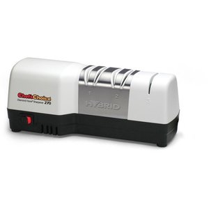 Chef's Choice Electric-Manual Knife Grinder, 3 Stage, 40W with Diamond Stone, White Chef's Choice Electric-Manual Knife Grinder, 3 Stage, 40W with Diamond Stone, White