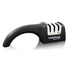 Chef's Choice Manual Knife Grinder, 3 Stage with Diamond Stone, Black-Red