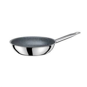 TOM-GAST Patelnia uniwersalna z satynowanej stali nierdzewnej Ø240 mm Granite TOM-GAST Patelnia uniwersalna z satynowanej stali nierdzewnej Ø240 mm Granite