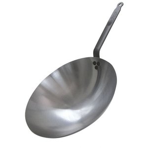 de BUYER Wok Carbone Plus 12/10, rounded shape DE BUYER de BUYER Wok Carbone Plus 12/10, rounded shape DE BUYER
