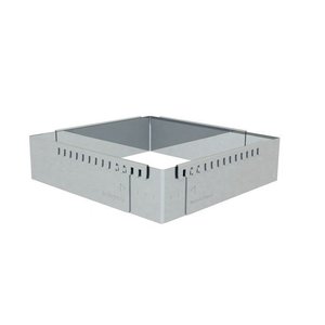 de BUYER Adjustable square pastry ring 20x20 cm - DE BUYER de BUYER Adjustable square pastry ring 20x20 cm - DE BUYER