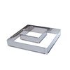 de BUYER Pastry adjustable frame stainless steel 30 x 30 x 5 - 57 x 57 x 5 cm DE BUYER