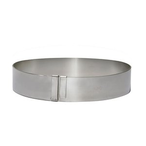 de BUYER Adjustable round pastry mould diam. 18-36 cm, h.3 cm - DE BUYER