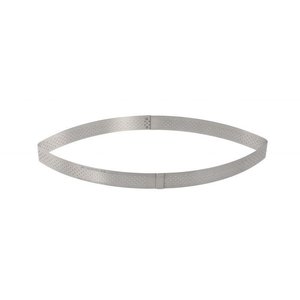 de BUYER Perforated stainless steel tart ring straight 10 cl Calisson , 12 x 5.5 x 2 DE BUYER de BUYER Perforated stainless steel tart ring straight 10 cl Calisson , 12 x 5.5 x 2 DE BUYER