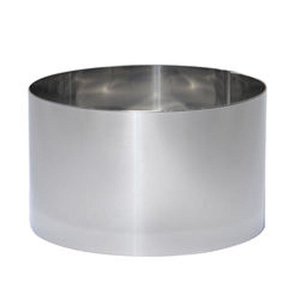 de BUYER High round ring 630 cl, ? 24, 14 cm height, stainless steel DE BUYER de BUYER High round ring 630 cl, ? 24, 14 cm height, stainless steel DE BUYER