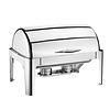 TOM-GAST Pasta Chafing Dish with Full Roll-Top Cover GN 1/1 TOM-GAST Pasta Chafing Dish with Full Roll-Top Cover GN 1/1