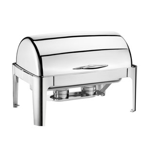 TOM-GAST Pasta Chafing Dish with Full Roll-Top Cover GN 1/1 TOM-GAST Pasta Chafing Dish with Full Roll-Top Cover GN 1/1