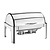 TOM-GAST Pasta Chafing Dish with Full Roll-Top Cover GN 1/1