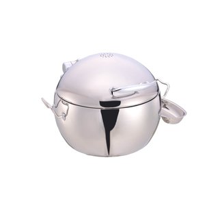 Verlo Induction Round Chafing Dish with Full Hinged Cover 11 L Verlo Induction Round Chafing Dish with Full Hinged Cover 11 L