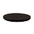 Verlo Top for a cocktail table 80 cm, black VERLO