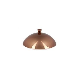 Rak Lid, dia. 15.5 cm, brown Metalfusion line PORCELAIN Rak Lid, dia. 15.5 cm, brown Metalfusion line PORCELAIN