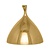 Rak Lid 18 cm golden HIDE - PORCELAIN